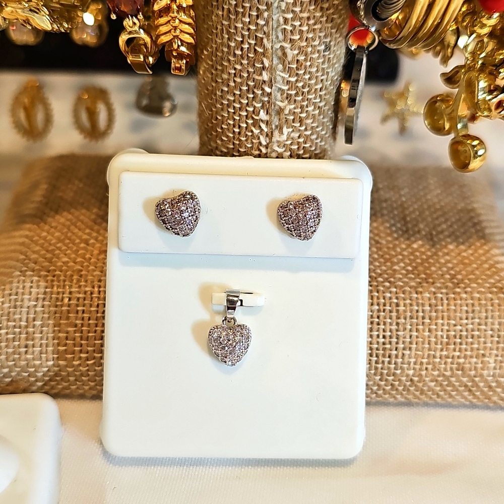 925 Silver Earring & Pendant set